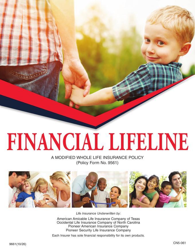 Financial Lifeline brochure cover