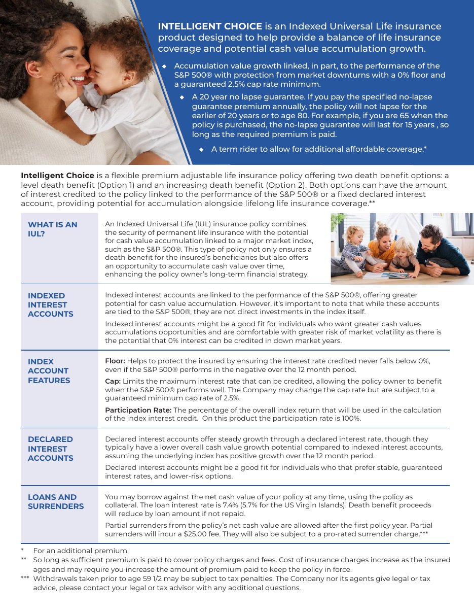 Intelligent Choice brochure page 2