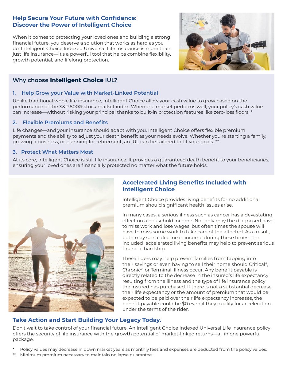 Intelligent Choice brochure page 3