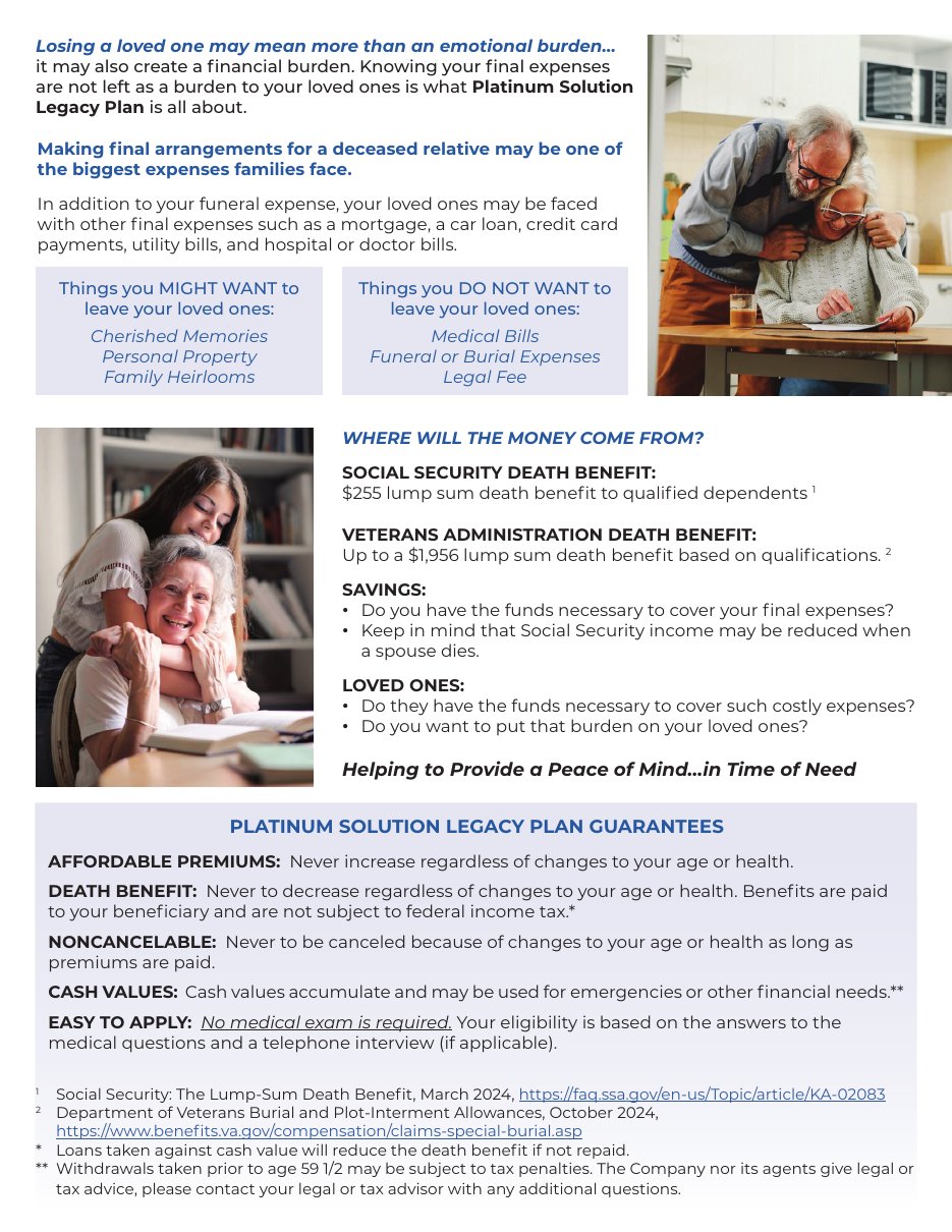 Platinum Solution brochure page 2