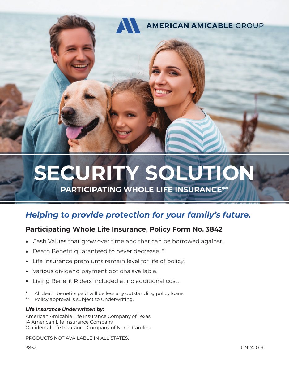 Security Solution brochure page 1