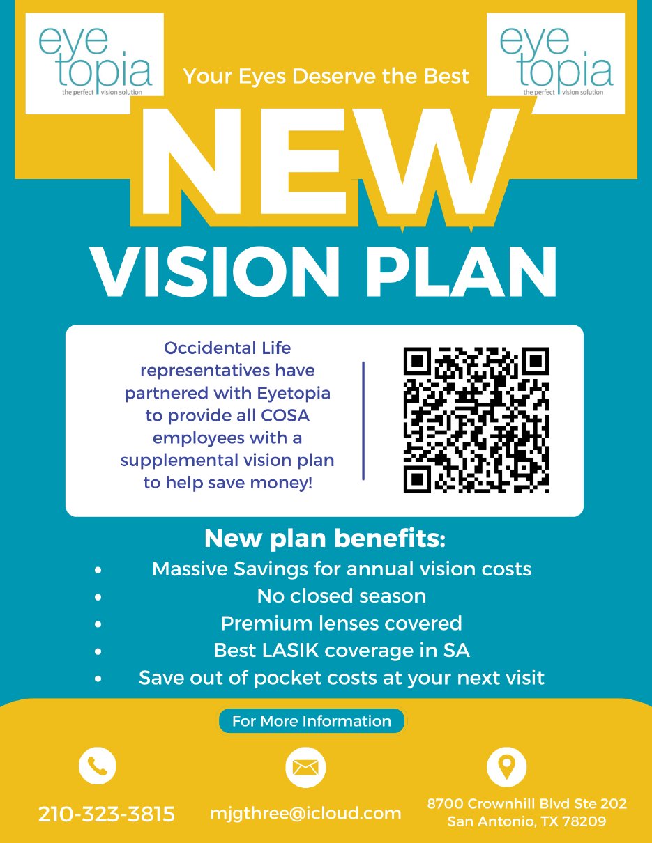 Vision plan brochure page 1